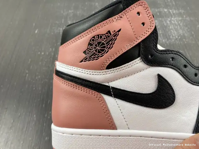 Official Maikesneakers Rust High Pink Jordan Nrg 861428-101 Og Retro Air 1 0602